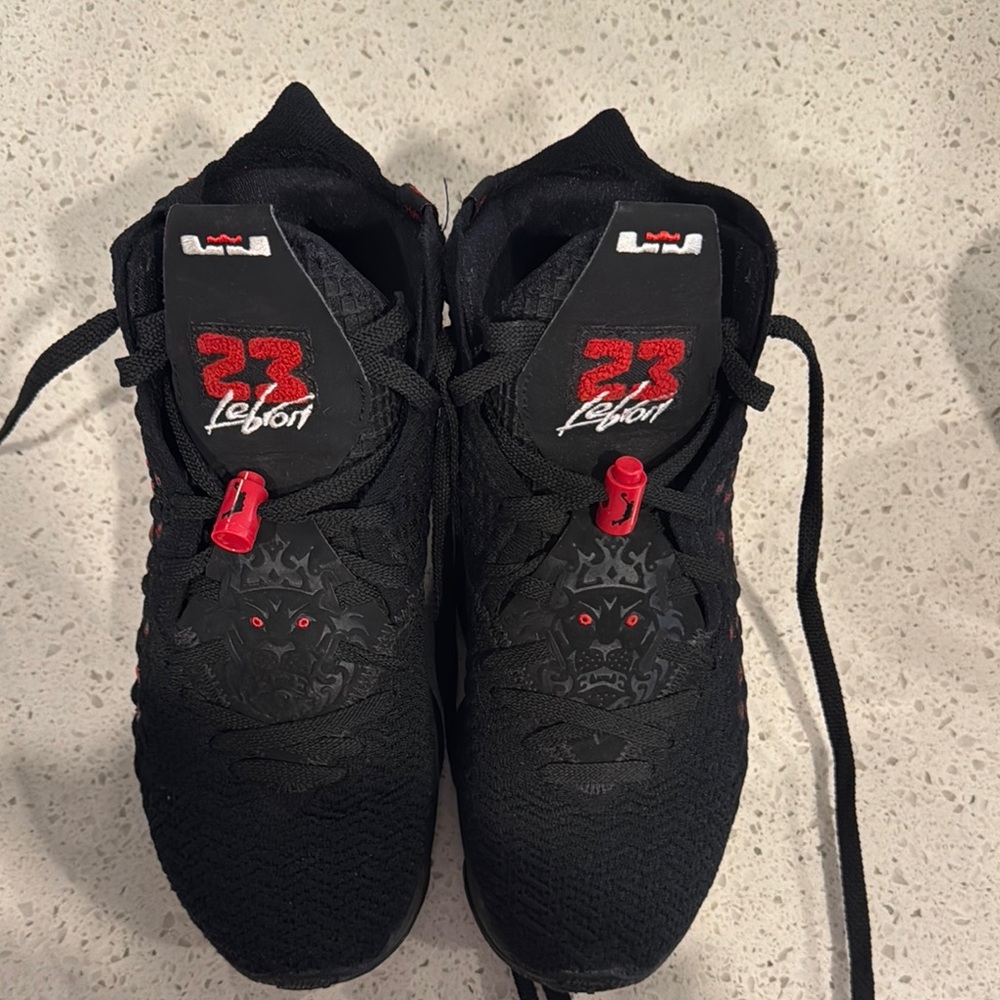 Nike Black and Red Sneakers